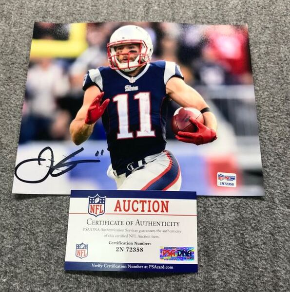 Patriots - Julian Edelman Signed 8x10 Photo