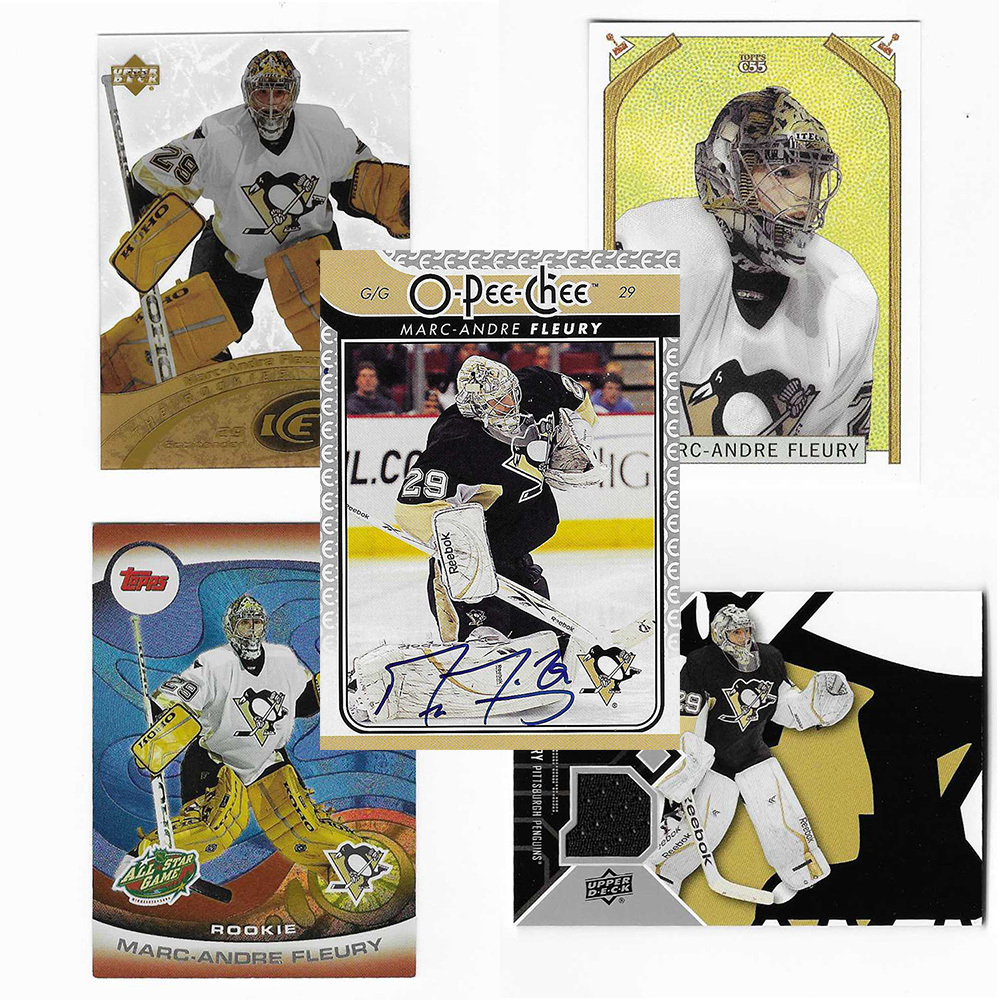 Marc-Andre Fleury Pittsburgh Penguins Card Lot - Some Rookies