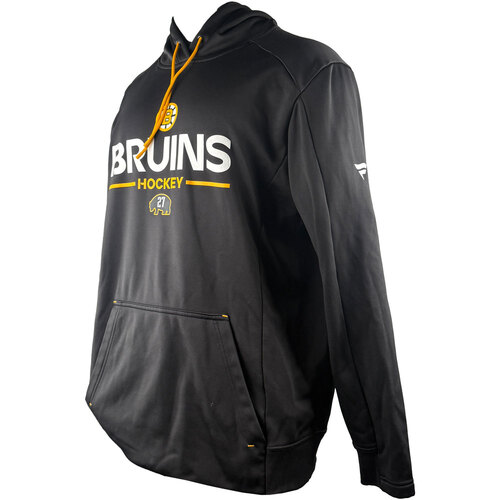 Photo of Team-Issued 2025-2026 Player-Worn Fanatics Bruins Hoodie - Hampus Lindholm