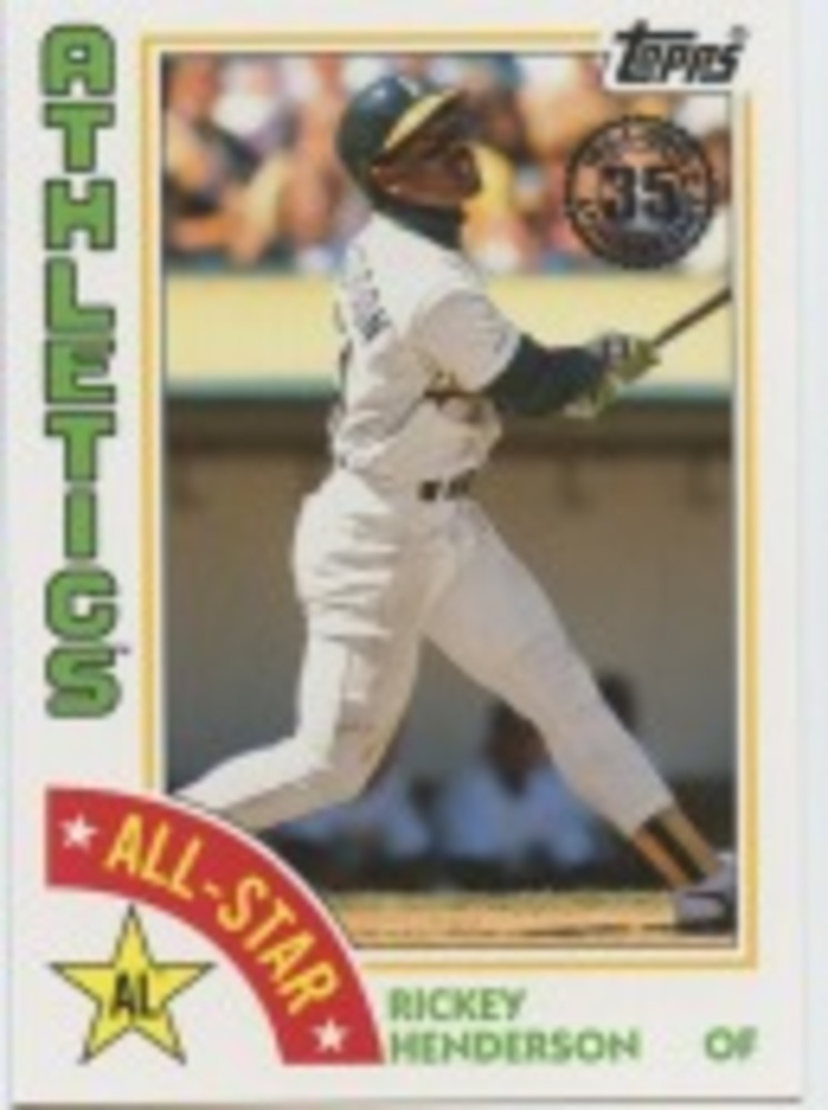 2019 Topps '84 Topps All Stars #84ASRH Rickey Henderson