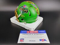 NFL - Titans Cam Ward Signed NFL Draft Mini Helmet
