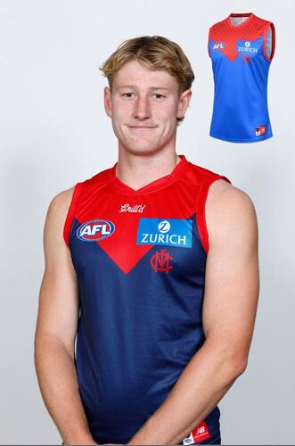 Photo of 2025 Melbourne Demons Clash Guernsey  - Jacob van Rooyen #2