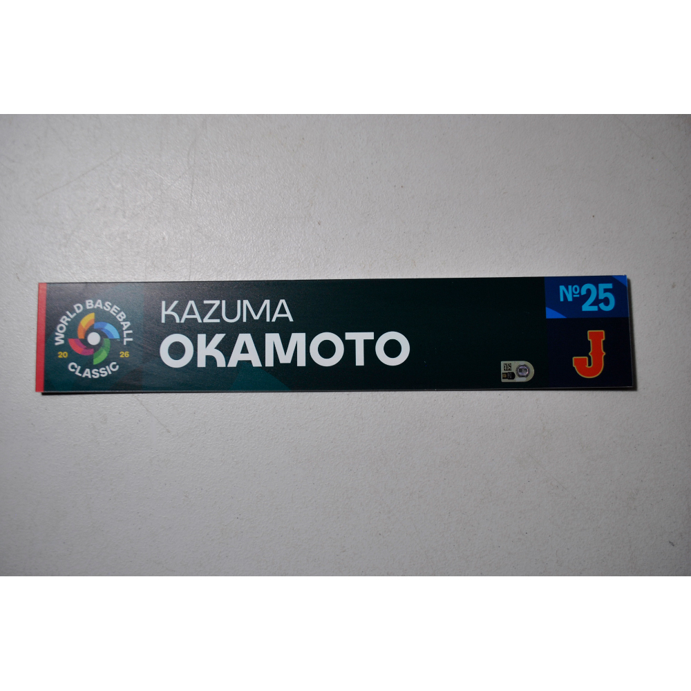 2026 World Baseball Classic アイスシェイカー 2026 World Baseball Classic - Game-Used Locker Tag - Kazuma