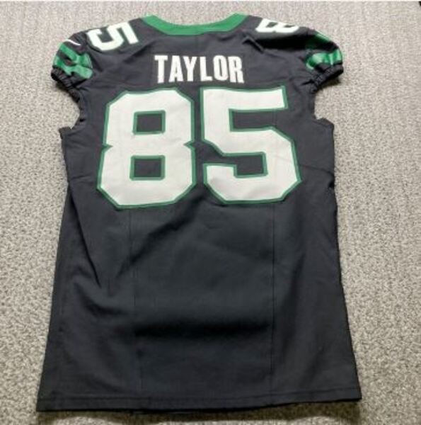 Crucial Catch - Jets Mason Taylor Game Worn Jersey (10/05/2025) Size 42