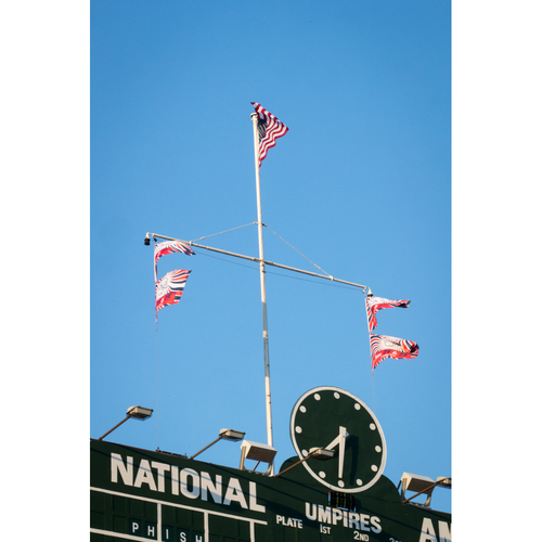 2024 Wrigley Field concert flags Chicago Cubs Auctions