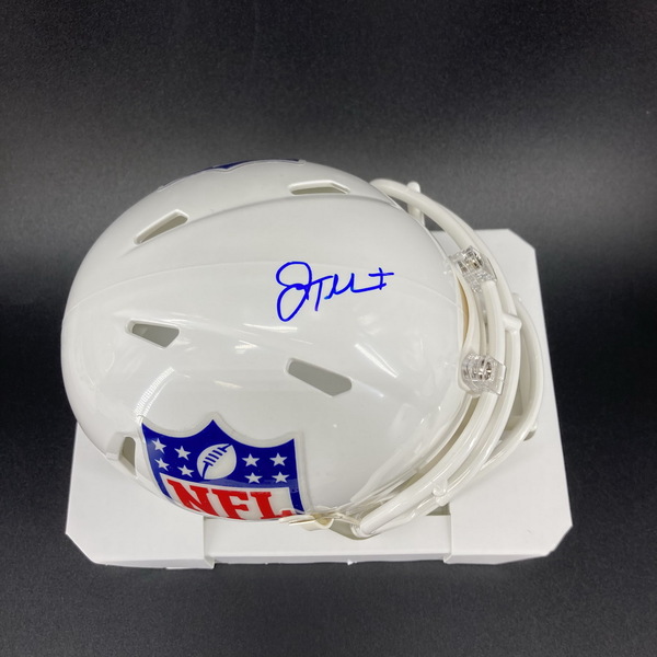 NFL - Cowboys Jaylen Tolbert Signed NFL Shield Mini Helmet