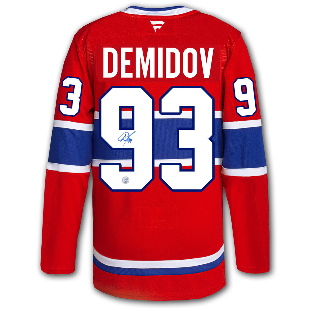 Ivan Demidov Autographed Montreal Canadiens Fanatics Premium Jersey
