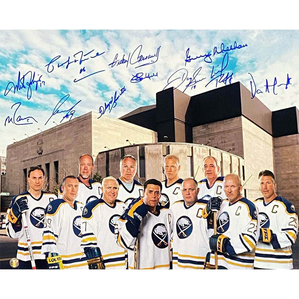 Buffalo Sabres Captains Multi-Signed 16X20 Photo
