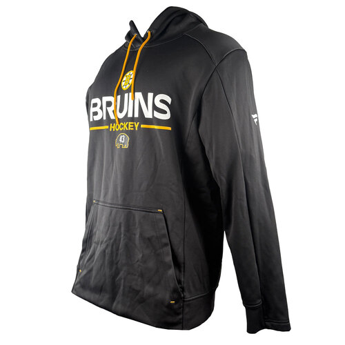 Photo of Team-Issued 2025-2026 Player-Worn Fanatics Bruins Hoodie - Jordan Harris