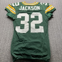 Packers - Bradnon Jackosn Signed Game Issued SB XLV Jersey Size 40