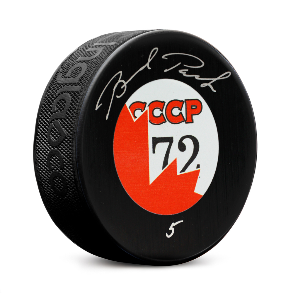 Brad Park Team Canada Autographed 1972 Summit Series Puck