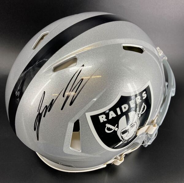 NFL - Raiders Tyree Wilson Signed Authentic Speed Helmet