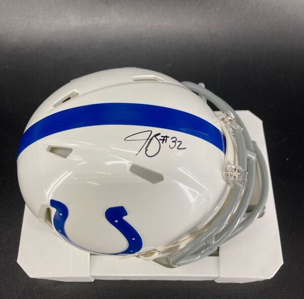 Colts - JuJu Brents Signed Mini Helmet (Not Authenticated)
