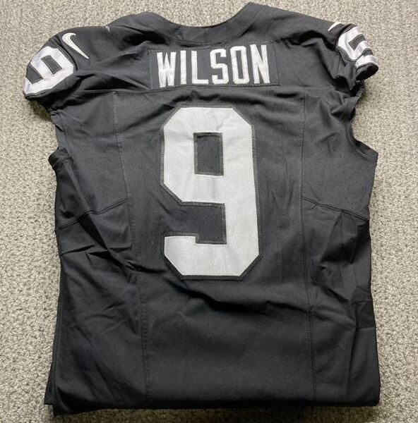 Crucial Catch - Raiders Tyree Wilson Game Worn Jersey 2024 Season Size 4...