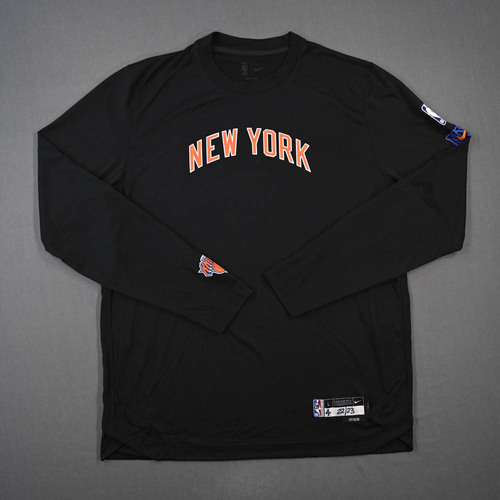 Image of Rose, Derrick - Game-Issued City Edition Long-Sleeved Shooting Shirt - 2022-23 NBA Season