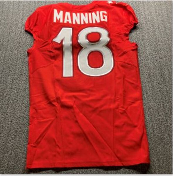 NFL - Colts Peyton Manning Game Issued Pro Bowl Games Jersey Size 42