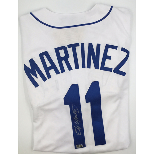 Photo of Edgar Martinez Autographed Replica Mariners Jersey