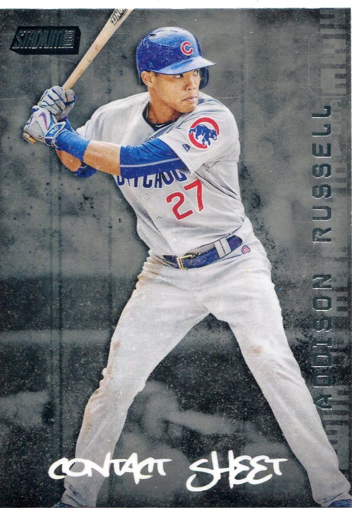 2017 Stadium Club Contact Sheet #CSAR Addison Russell