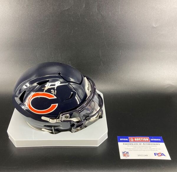 NFL - Bears Kevin Byard Signed Mid Size Helmet