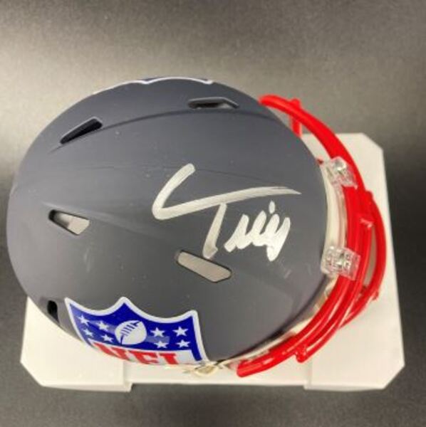 NFL - Browns Cedric Tilman Signed NFL Shield Mini Helmet