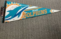 Dolphins - Kelvin Sheppard Signed Felt Pennant