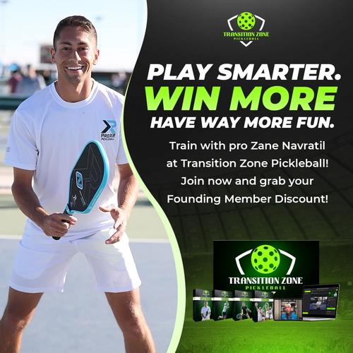 Photo of Free 2 Year Membership to Zane Navratil's Transition Zone Pickleball Membership