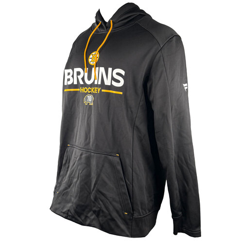 Photo of Team-Issued 2025-2026 Player-Worn Fanatics Bruins Hoodie -  Joonas Korpisalo