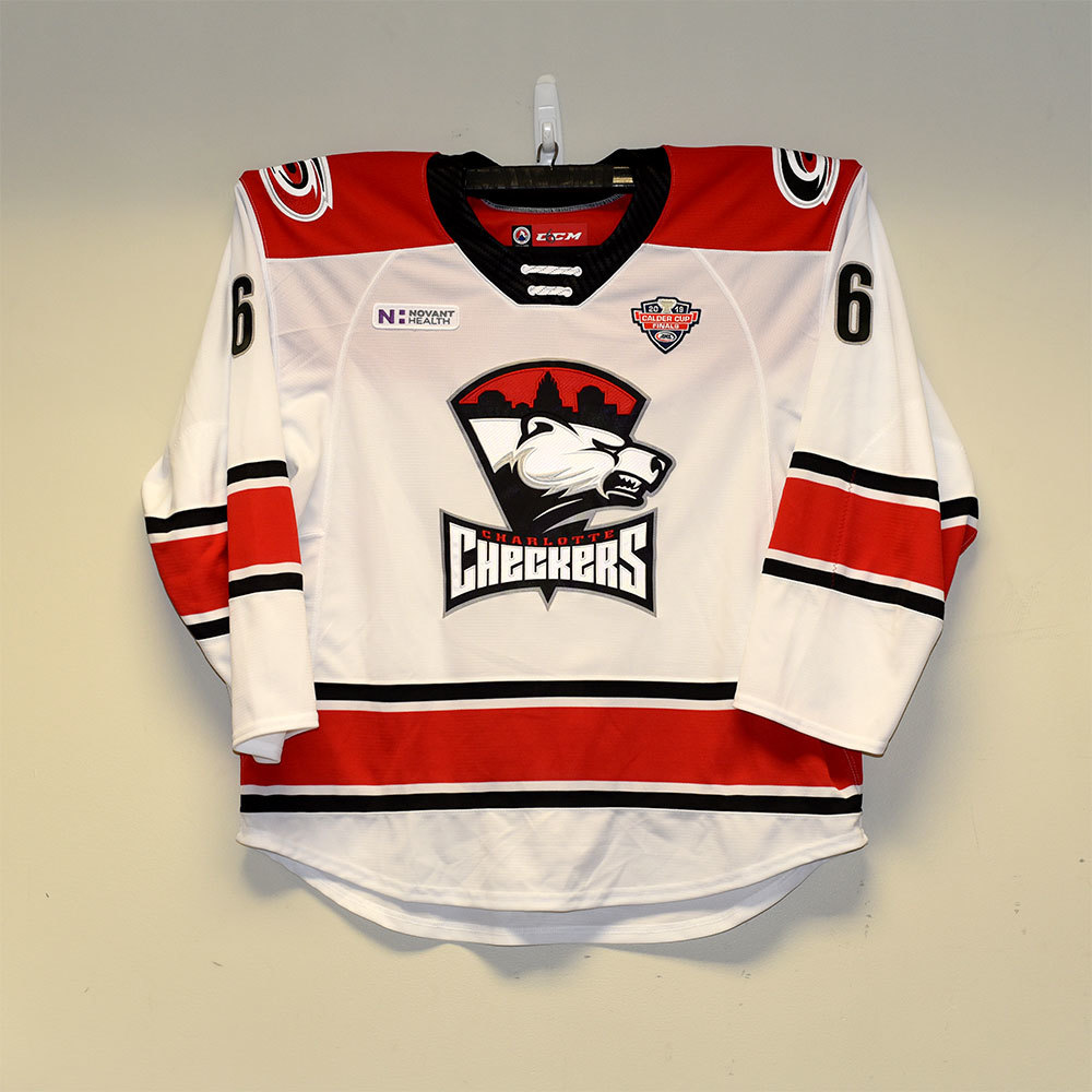 AHL Authentic Charlotte Checkers 2019 Calder Cup Finals Game 3 Jersey