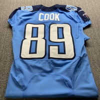 Titans - Jared Cook Game Worn Jersey 2012 Season