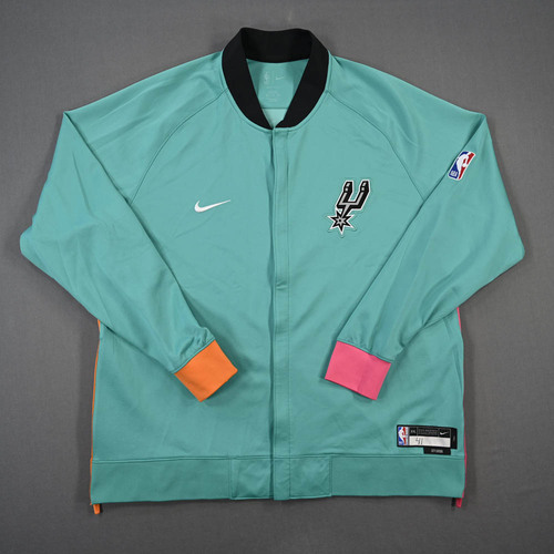 Image of Dieng, Gorgui - San Antonio Spurs - Game-Issued City Edition Jacket - 2022-23 NBA Season