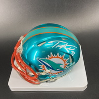 NFL - Dolphins Tarron Armstead Signed Flash Mini Helmet