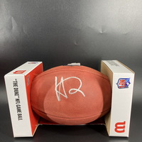 NFL - Titans Hassan Haskins Signed Authentic Football