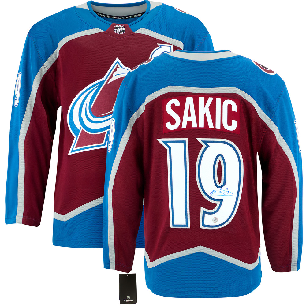 Joe Sakic Autographed Colorado Avalanche Fanatics Breakaway Jersey