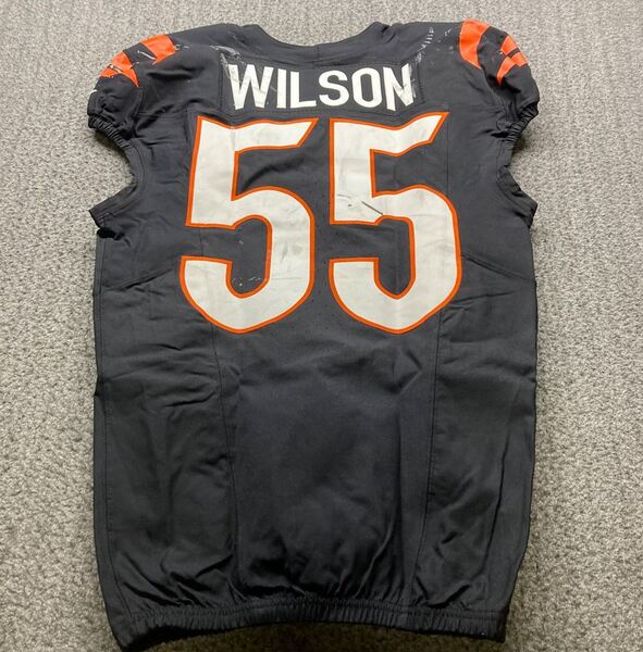 STS - Bengals Logan Wilson Game Used Jersey (11/3/24) Size 42