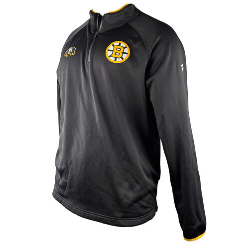 Photo of Team-Issued 2025-2026 Player-Worn Fanatics Bruins Quarter-Zip - Michael Eyssimont