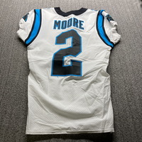 Crucial Catch - Panthers DJ Moore Game Worn Jersey (12/11/22) Size 40 (W...