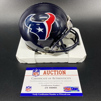 NFL - Texans Dameon Pierce signed mini helmet
