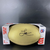 NFL - Colts Laiatu Latu Signed Gold Composite Football