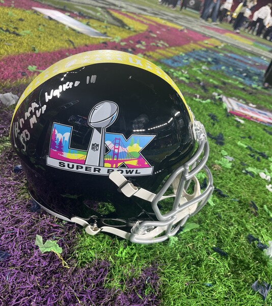 SBLX Replica Helmet signed by SBLX MVP  Kenneth  Walker III