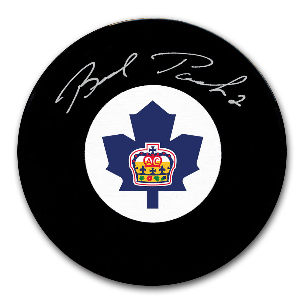 Brad Park Autographed Toronto Marlboros Hockey Puck