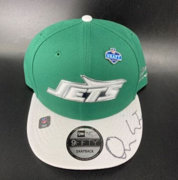NFL - Jets Omar Cooper Jr. Signed Hat With 2026 Draft Pin