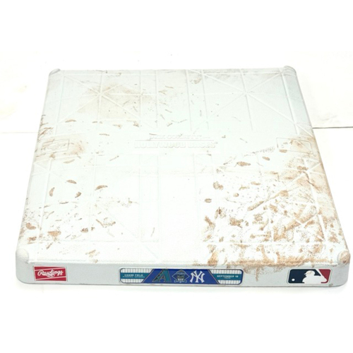 Photo of 25th Anniversary 2001 World Series Rematch Weekend Game Used Base - NYY @ ARI - 9/18-9/20/26 