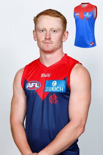 Photo of 2025 Melbourne Demons Clash Guernsey - Jake Bowey #17