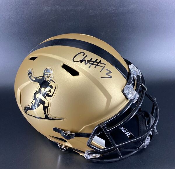 NFL - Bears Caleb Williams Signed Heisman Replica Speed Helmet