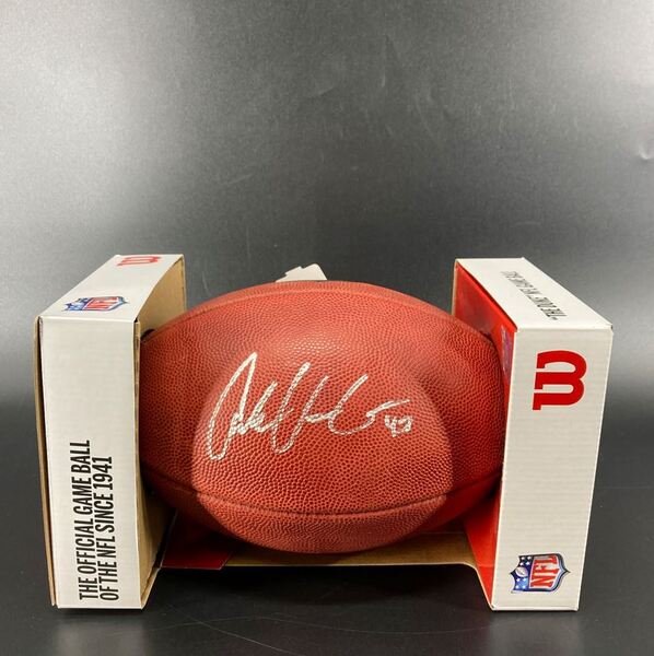 NFL - Vikings Andrew Van Ginkel Signed Authentic Football