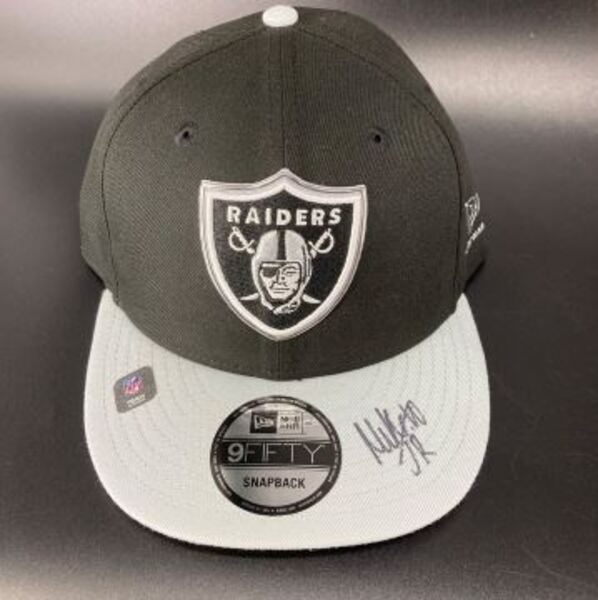 NFL - Raiders Mike Washington Jr. Signed Hat