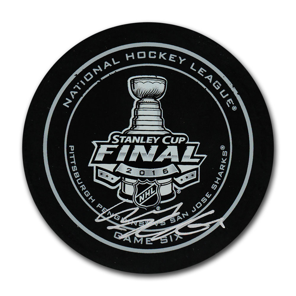 Carl Hagelin Autographed 2016 Stanley Cup Final Official Game Six Puck