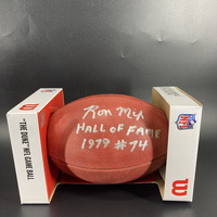 HOF - Chargers Ron Mix Signed Authentic Football