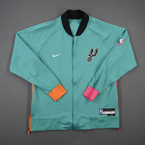 Image of Graham, Devonte - San Antonio Spurs - Game-Issued City Edition Jacket - 2022-23 NBA Season