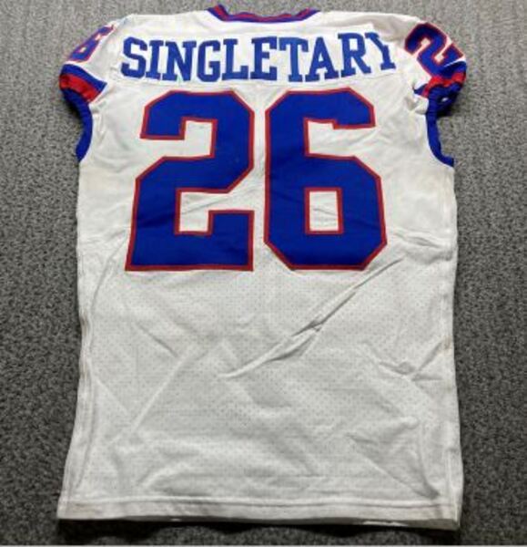 STS - Giants Devin Singletary Game Worn Jersey (11/16/2025) Size 40 - Ga...